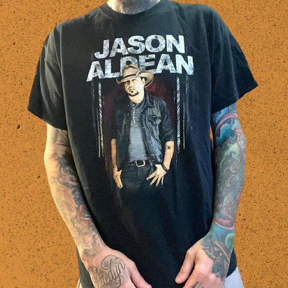 Gildan Other - Jason Aldean Shirt country western band t